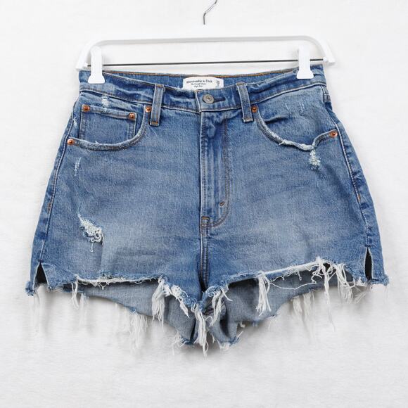 Abercrombie & Fitch Pants - ABERCROMBIE & FITCH The CutOff Short‎ High Rise Curve Love Sz 26/2